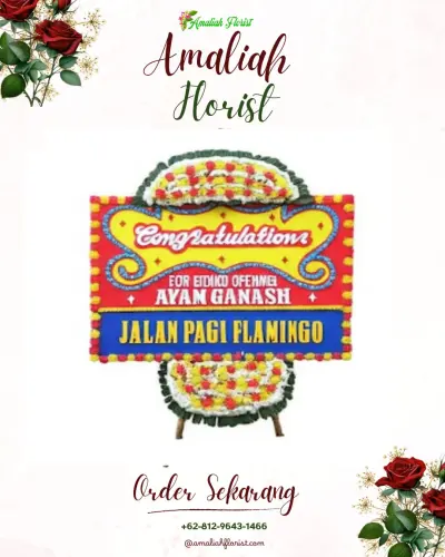 Bunga Papan Congratulation di Sirahan
